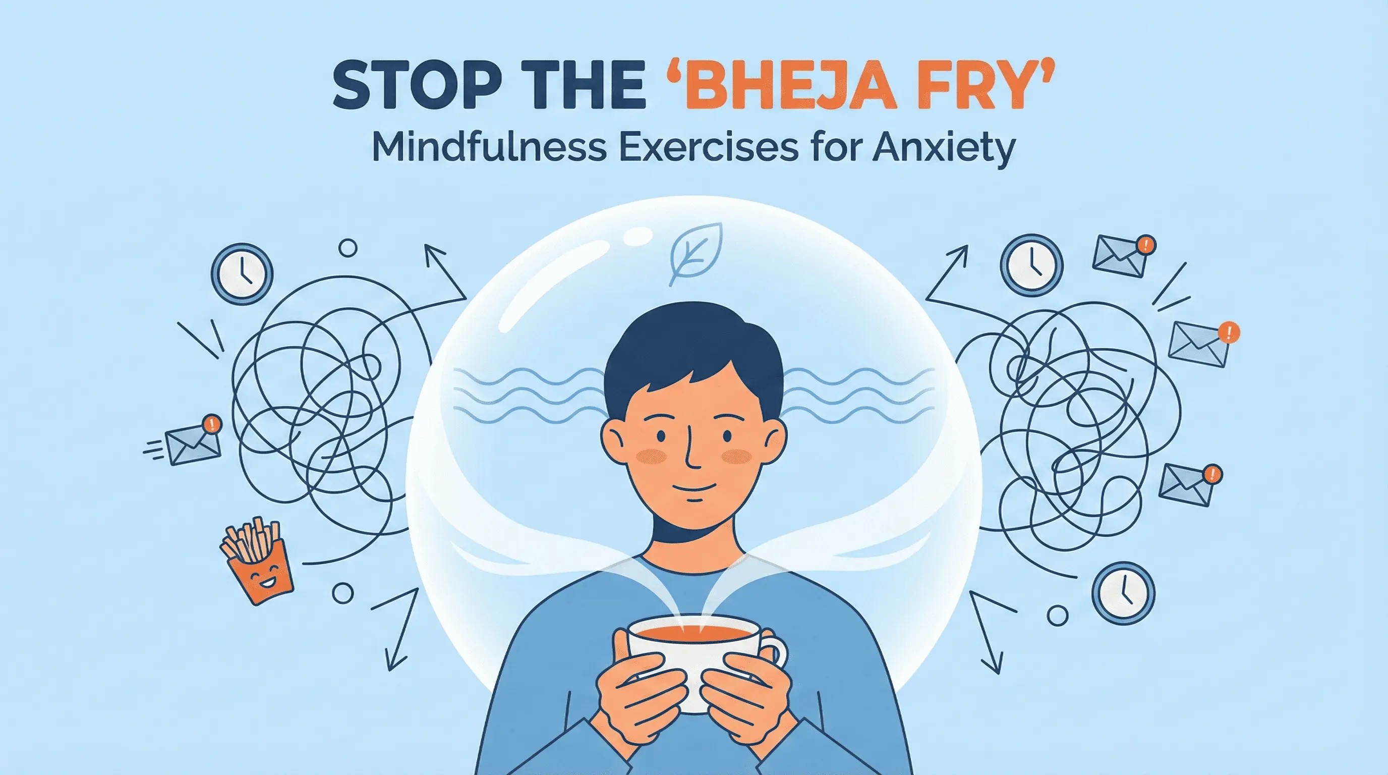 Stop the "Bheja Fry": Mindfulness Exercises for Anxiety